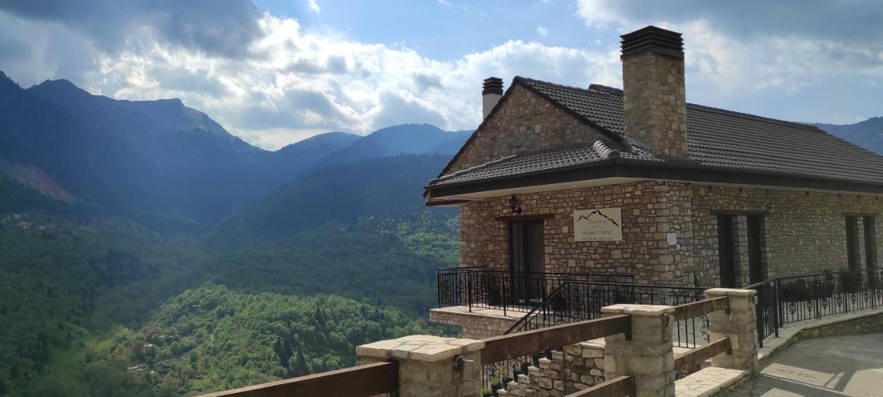Δωμάτια Με Θέα Mega Chorio Bagian luar foto
