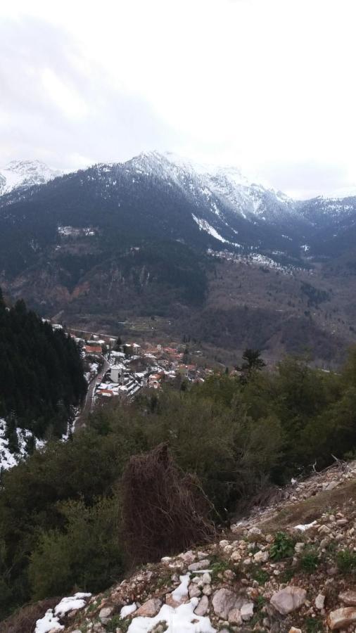 Δωμάτια Με Θέα Mega Chorio Bagian luar foto