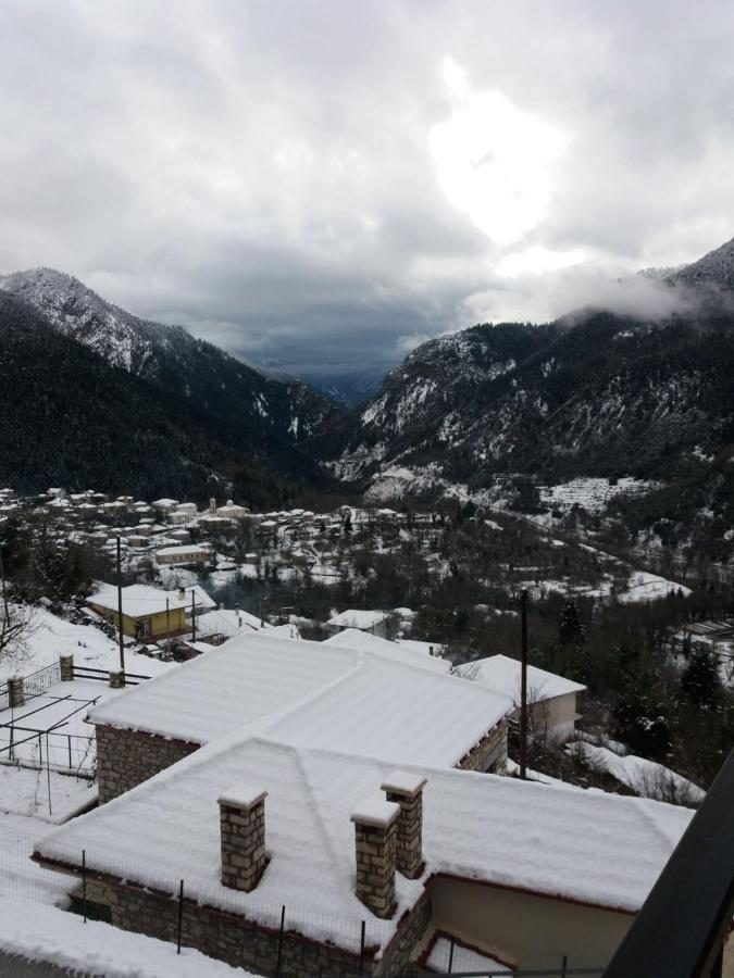 Δωμάτια Με Θέα Mega Chorio Bagian luar foto